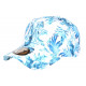 Casquette NY Fleurs Tropicales Bleues et Blanches Fashion Baseball Hawai CASQUETTES Hip Hop Honour