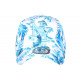 Casquette Enfant Tropicale Fleurs Bleues Baseball NY Hawai 7 a 12 ans Casquette Enfant Hip Hop Honour