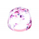 Casquette NY Fleurs Violettes Tropicales Blanche Fashion Baseball Hawai CASQUETTES Hip Hop Honour