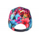 Casquette NY Fleurs Roses et Bleues Tropicales Fashion Baseball Hawai CASQUETTES Hip Hop Honour
