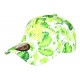 Casquette NY Tropicale Verte Fluo et Blanche Florale Baseball Hawai CASQUETTES Hip Hop Honour