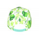 Casquette NY Tropicale Verte Fluo et Blanche Florale Baseball Hawai CASQUETTES Hip Hop Honour