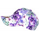 Casquette NY Violette Tropicale a Fleurs Fashion Baseball Hawai CASQUETTES Hip Hop Honour
