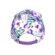 Casquette NY Violette Tropicale a Fleurs Fashion Baseball Hawai CASQUETTES Hip Hop Honour