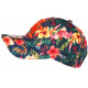 Casquette NY Fleurs Oranges Tropicales Look Original Baseball Bali CASQUETTES Hip Hop Honour