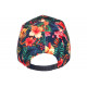 Casquette NY Fleurs Oranges Tropicales Look Original Baseball Bali CASQUETTES Hip Hop Honour