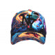Casquette NY Requin Bleue et Jaune Streetwear Baseball Wild CASQUETTES Hip Hop Honour