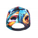 Casquette NY Requin Bleue et Jaune Streetwear Baseball Wild CASQUETTES Hip Hop Honour