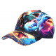 Casquette Enfant Requin Bleue et Jaune Streetwear Wild 7 a 12 ans Casquette Enfant Hip Hop Honour