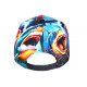Casquette Enfant Requin Bleue et Jaune Streetwear Wild 7 a 12 ans Casquette Enfant Hip Hop Honour