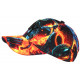 Casquette NY Streetwear Casque Bluetooth Orange et Bleue Fashion CASQUETTES Hip Hop Honour