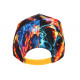 Casquette NY Streetwear Casque Bluetooth Orange et Bleue Fashion CASQUETTES Hip Hop Honour