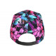 Casquette Enfant Tropicale Fleurs Bleues Roses NY Hawai 7 a 12 ans Casquette Enfant Hip Hop Honour
