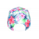 Casquette NY Rose et Blanche à Fleurs Tropicales Fashion Bali CASQUETTES Hip Hop Honour