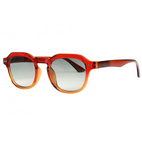 Lunettes Loupe De Soleil Marrons Classes et Fashion Rectangulaires Lunettes Loupes Nyls Création