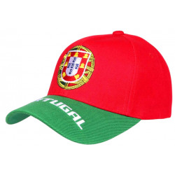 Casquette Portugal Rouge et Verte Drapeau Portugais CASQUETTES PAYS