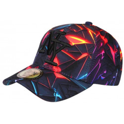Casquette NY Rouge et Bleue Streetwear Originale Baseball Badyx CASQUETTES Hip Hop Honour