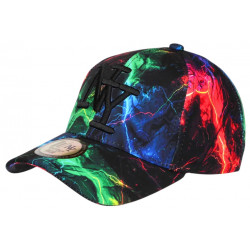 Casquette Enfant Rouge Verte Fluo Streetwear Eklyr NY Baseball 7 a 12 ans Casquette Enfant Hip Hop Honour