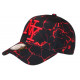 Casquette Enfant Rouge et Noire Streetwear Eklyr NY 7 à 12 ans Casquette Enfant Hip Hop Honour