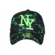 Casquette Enfant Verte et Noire Streetwear Eklyr NY 7 à 12 ans Casquette Enfant Hip Hop Honour