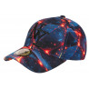 Casquette NY Orange et Bleue Streetwear Cosmos Nebulyx