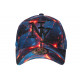 Casquette NY Orange et Bleue Streetwear Cosmos Nebulyx CASQUETTES Hip Hop Honour