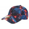 Casquette NY Enfant Orange Bleue Cosmos Galaxy Nebulyx 6 à 11 ans