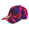 Casquette NY Rouge et Bleue Streetwear Cosmos Nebulyx