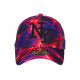 Casquette NY Rouge et Bleue Streetwear Cosmos Nebulyx CASQUETTES Hip Hop Honour