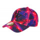 Casquette NY Enfant Rouge Bleue Cosmos Galaxy Nebulyx 6 à 11 ans Casquette Enfant Hip Hop Honour