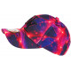 Casquette NY Enfant Rouge Bleue Cosmos Galaxy Nebulyx 6 à 11 ans Casquette Enfant Hip Hop Honour