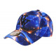Casquette NY Bleue et Jaune Streetwear Cosmos Nebulyx CASQUETTES Hip Hop Honour