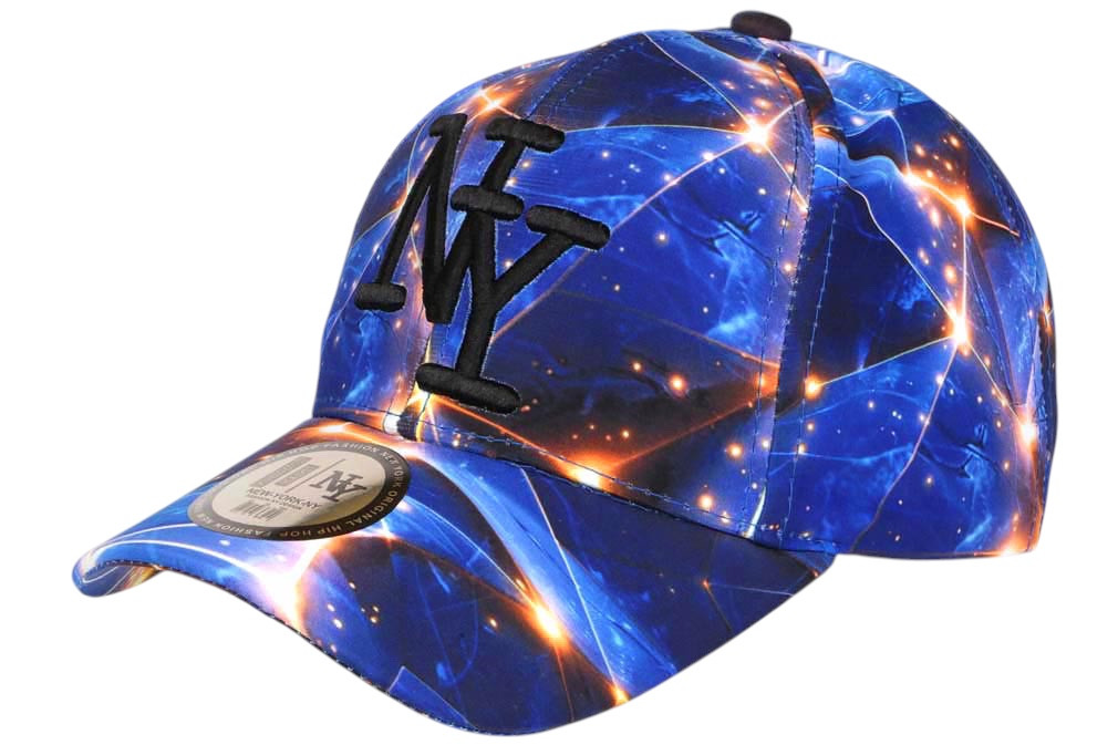 Casquette NY Bleue Streetwear Fashion Cosmos Nebulyx -Taille