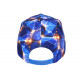 Casquette NY Bleue et Jaune Streetwear Cosmos Nebulyx CASQUETTES Hip Hop Honour