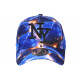Casquette NY Enfant Bleue Jaune Cosmos Galaxy Nebulyx 6 à 11 ans Casquette Enfant Hip Hop Honour