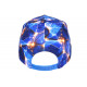 Casquette NY Enfant Bleue Jaune Cosmos Galaxy Nebulyx 6 à 11 ans Casquette Enfant Hip Hop Honour