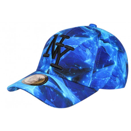 Casquette NY Bleue Streetwear Fashion Cosmos Nebulyx CASQUETTES Hip Hop Honour