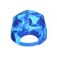 Casquette NY Enfant Bleue Originale Cosmos Nebulyx 6 à 11 ans Casquette Enfant Hip Hop Honour