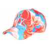Casquette NY Enfant Rouge et Bleue Originale Nuages 6 à 11 ans