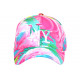 Casquette NY Enfant Rose et Verte Originale Nuages 6 à 11 ans Casquette Enfant Hip Hop Honour