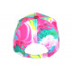 Casquette NY Enfant Rose et Verte Originale Nuages 6 à 11 ans Casquette Enfant Hip Hop Honour
