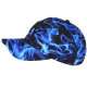 Casquette NY Enfant Flamme Bleue Effet Streetwear - Garçon Fille 7 a 12 Ans Casquette Enfant Hip Hop Honour