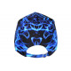 Casquette NY Flamme Bleue Noire Streetwear Fashion New York CASQUETTES Hip Hop Honour