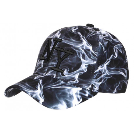 Casquette NY Enfant Flamme Blanche Noire Look Streetwear - Garçon Fille 7 a 12 Ans Casquette Enfant Hip Hop Honour