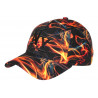 Casquette NY Flamme Orange Noire Streetwear Fashion New York