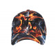 Casquette NY Enfant Flamme Orange Bleue Look Streetwear - Garçon Fille 7 a 12 Ans Casquette Enfant Hip Hop Honour