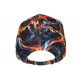 Casquette NY Enfant Flamme Orange Bleue Look Streetwear - Garçon Fille 7 a 12 Ans Casquette Enfant Hip Hop Honour