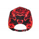 Casquette NY Enfant Flamme Rouge Noire Print Streetwear - Garçon Fille 7 a 12 Ans Casquette Enfant Hip Hop Honour