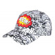 Casquette Comics "BOOM!" – Casquette Streetwear Style BD Noir & Blanc CASQUETTES Nyls Création