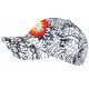 Casquette Comics "BOOM!" – Casquette Streetwear Style BD Noir & Blanc CASQUETTES Nyls Création